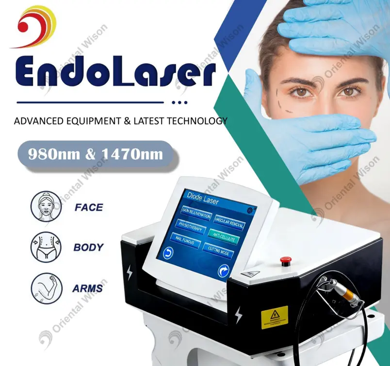 980+1470nm Laser Lipolysis Machine