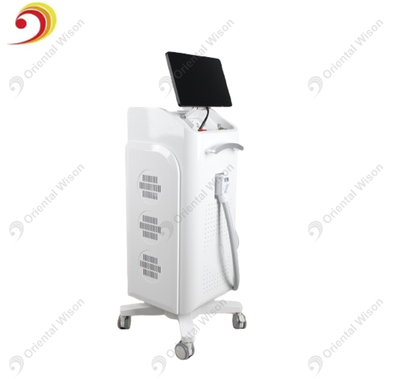 AI Diode Laser Hair Removal Machine Plus A Skin Analysis handle