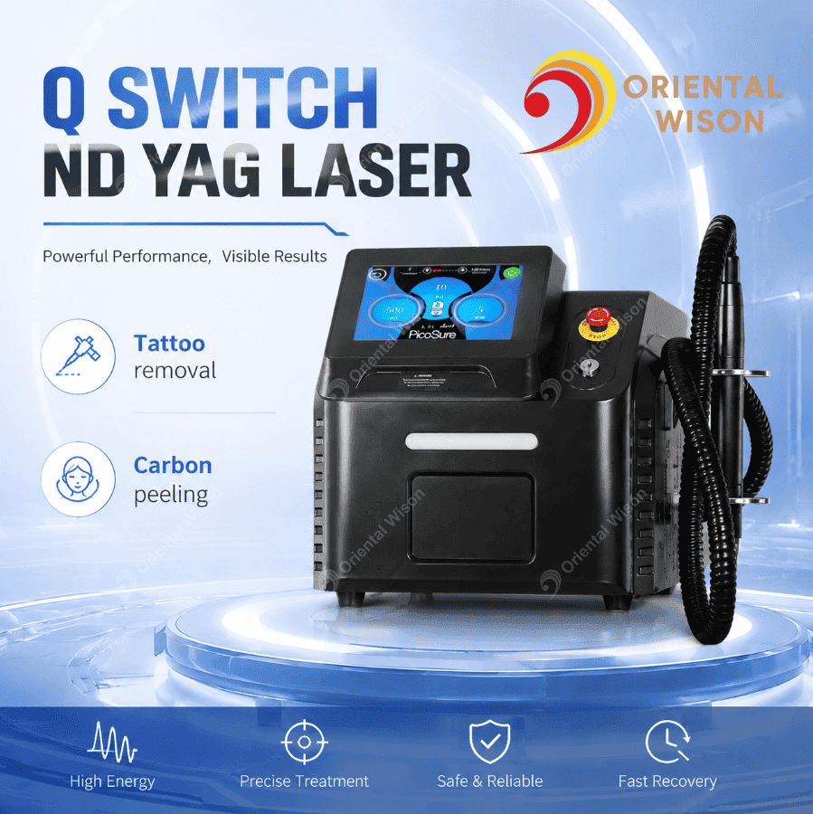 Portable Q Switch Nd Yag Tattoo Removal Laser