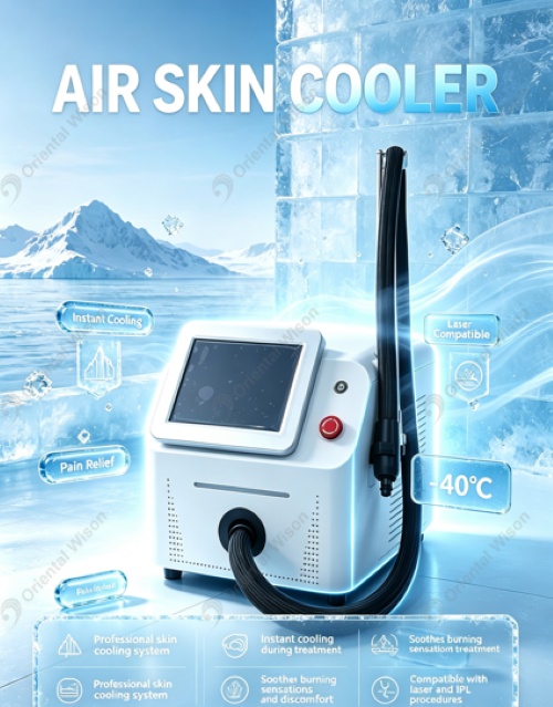 Professional Zimmer Air Skin Cooler & Pain Relief & Beauty Machine