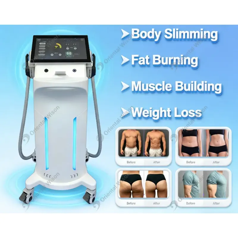 Vertical RF EMS Body Weight Loss Machine